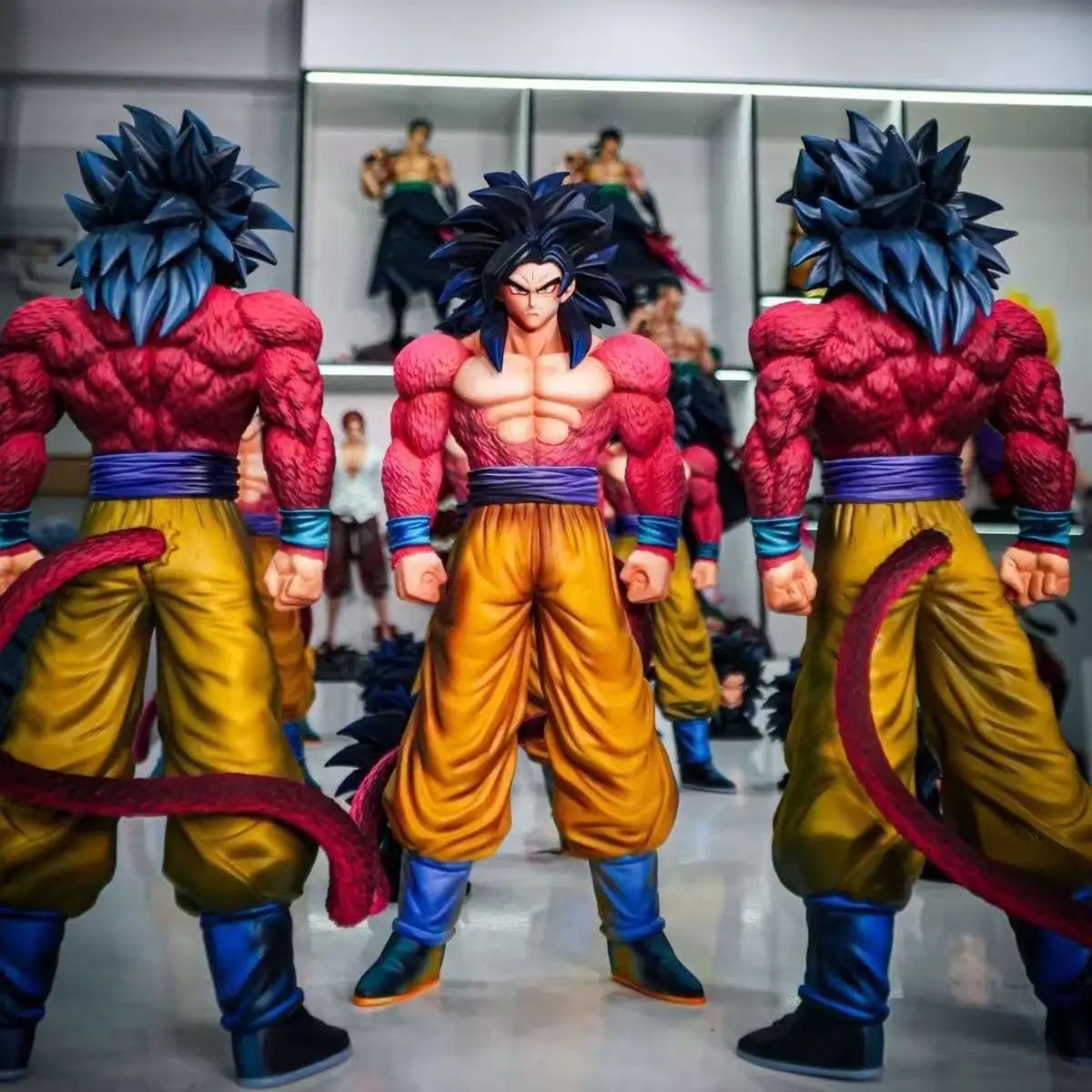 

Dragon Ball Z Ssj4 Goku Figure Replace Head Super Saiyan 4 Goku Action Figures Collection Mode Toys Gifts
