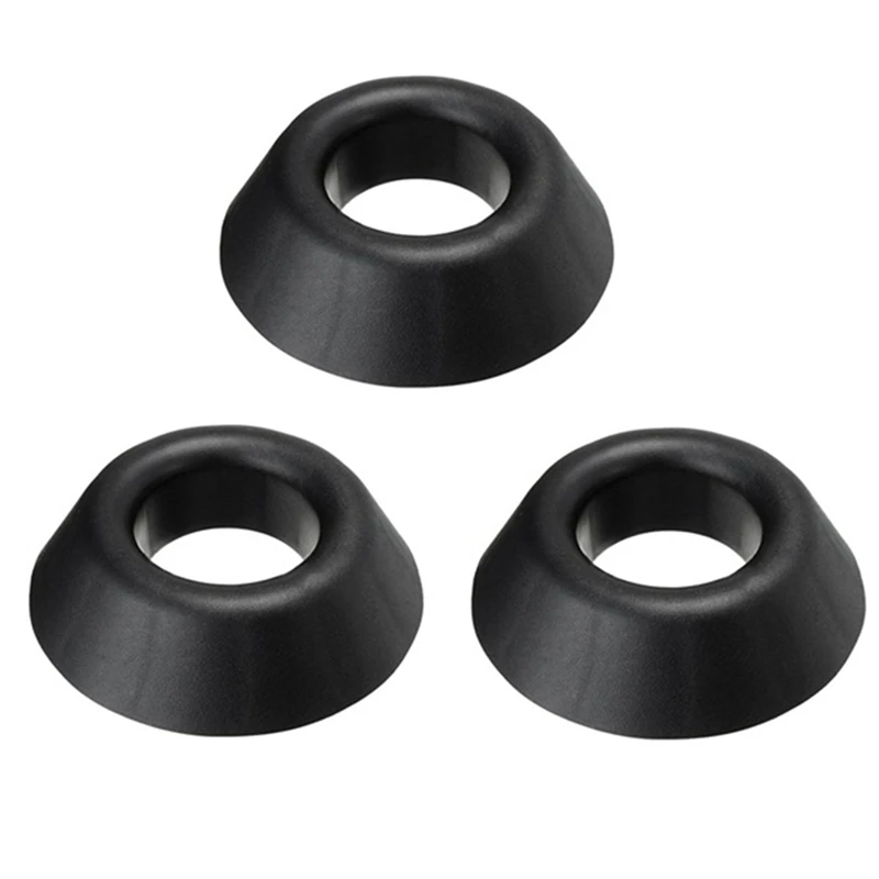 

3 Pack Baseball Display Case Ball Stands Basketball Football Plastic Display Stand Base Black