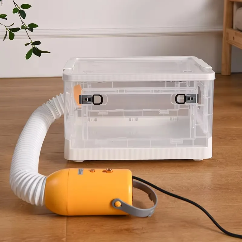 

Wholesale Indoor Home Use Plastic Clear Pet Hair Dryer Dog Grooming Blower Quiet Cat Drying Box With Pulley