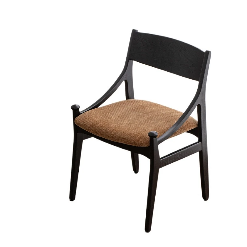

Solid wood chair, back chair, sedentary and comfortable dining chair for home use
