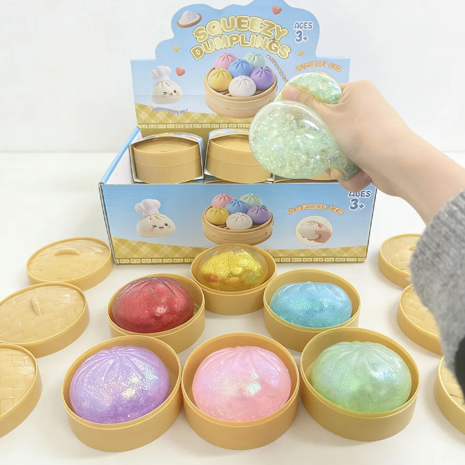 

Новые разноцветные сжимаемые игрушки-антистресс в форме пельменей, многоразовые, с низким отскоком, декомпрессионные игрушки-шарики, уникальные украшения для дома, подарки
