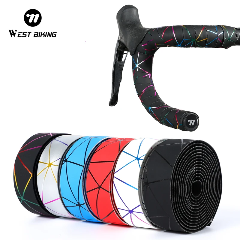 AliExpress West Biking WEST BIKING Bicycle Handlebar Tape Soft  EVA PU Bike Bar Tape Professional Cycling Damping Anti-Vibration Wrap With 2 Bar Plugs