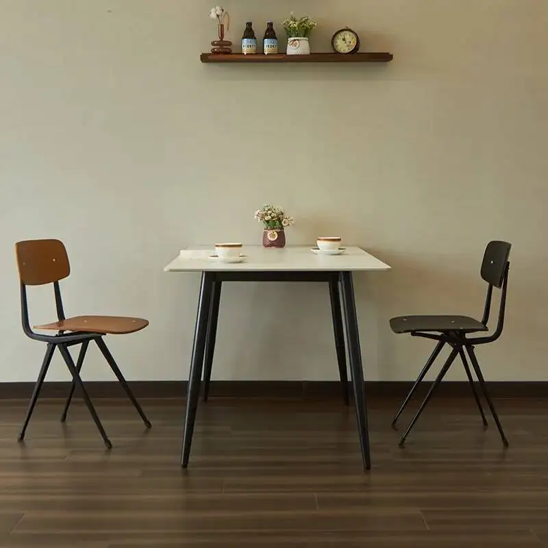 Iron, Industrial Old Style Country Dining Suitable Chair American - Simple Nordic Design, Retro for Wrought Cafes and Bars