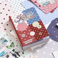 120 Sheets Korean Style M5 Memo Book Polka Dot Basic Simple Ins & Salt Style Decorative Paper for Journal 4