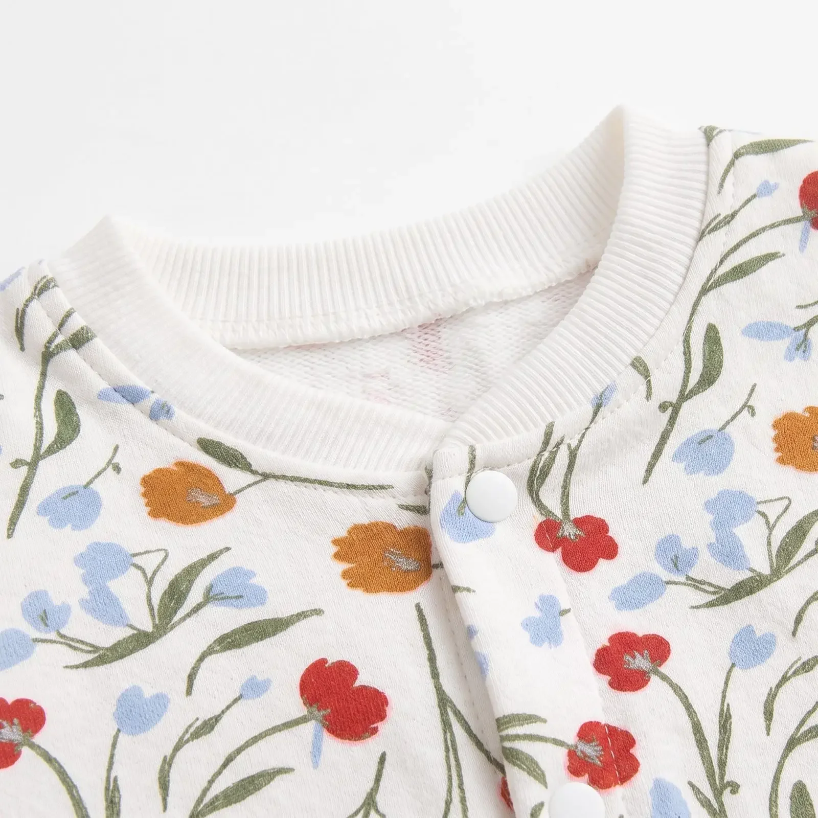 Niedliche Blumen-Overalls für Kleinkinder Frühlingskleidung Herbst Baby Mädchen Strampler Langarm – Detail 8