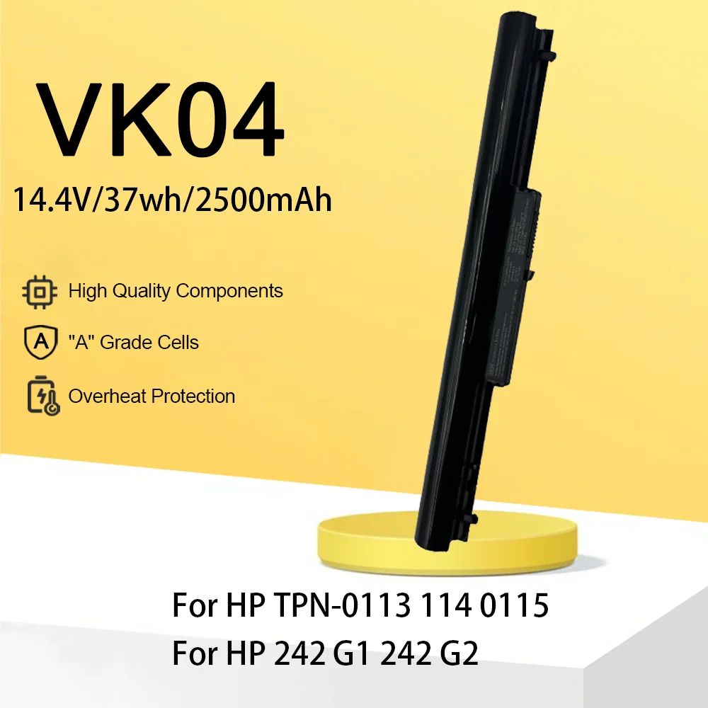 

VK04 14.4V Battery For HP Pavilion 14 14t 14z 15 15t 15z VK04 YB4D HSTNN-DB4D HSTNN-YB4D 695192-001 694864-851