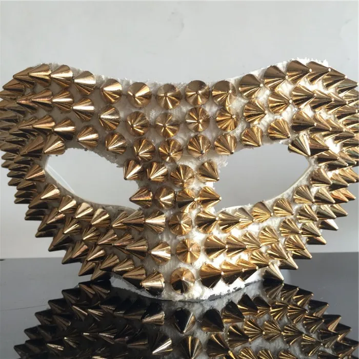 

Супер крутая индивидуальная европейская и американская маска в стиле панк с заклепками, сценическое представление для мужчин и женщин, вечеринка, ночной клуб, прилив, Хэллоуин