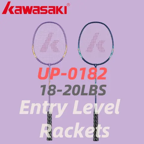 가와사키 배드민턴 라켓, 알루미늄 합금 프레임, 스트링 포함, 야외 엔터테인먼트, UP-0182, 1U