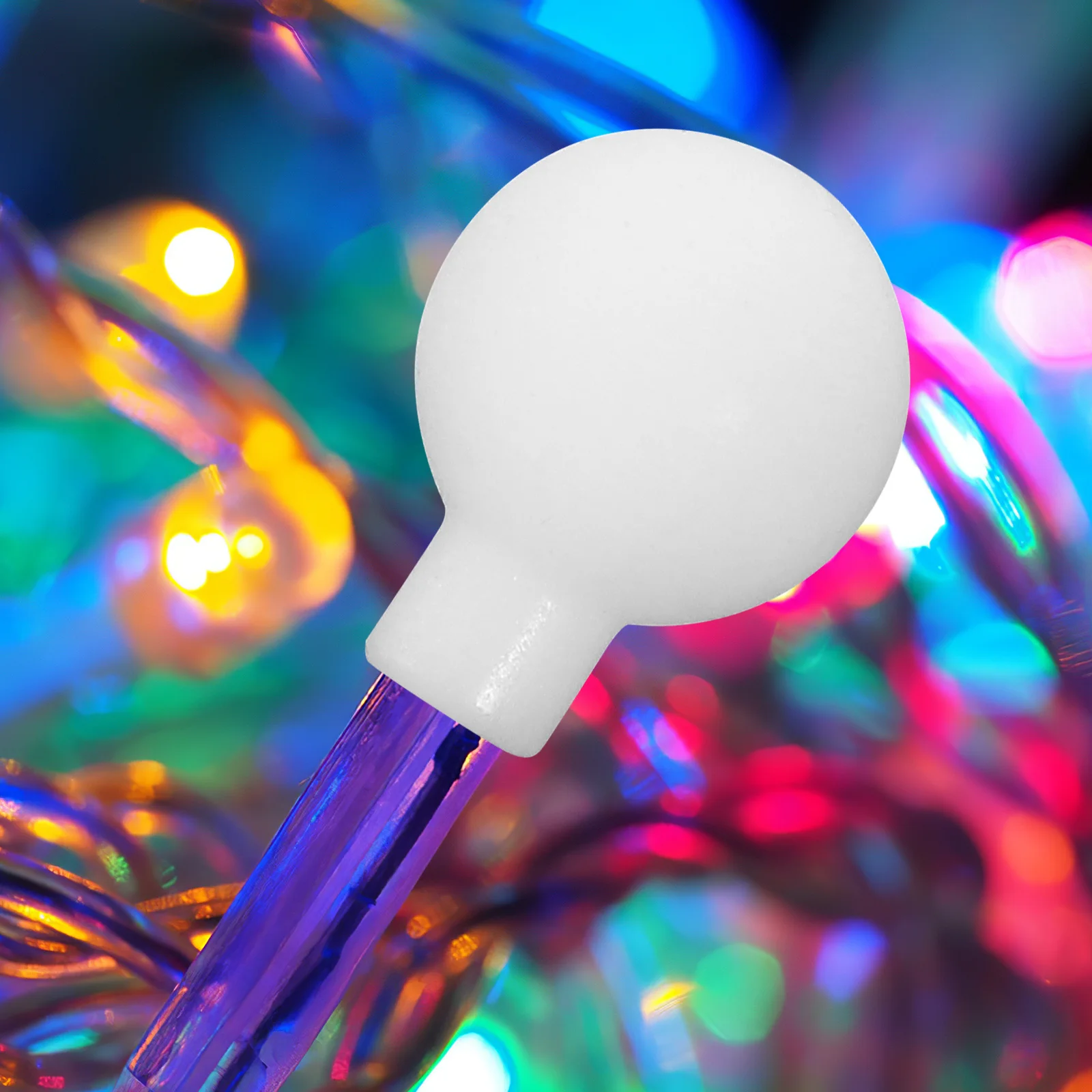 100 pçs 1.9cm luz da corda abajur abs material bola fosca fácil instalação sombra da lâmpada corda sombra globo abajur