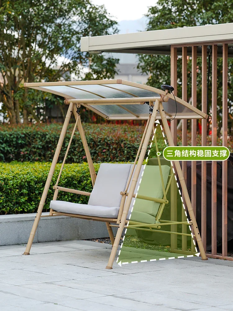 

Уличное кресло-качалка для двора, двойное уличное кресло-качалка для отдыха, планер