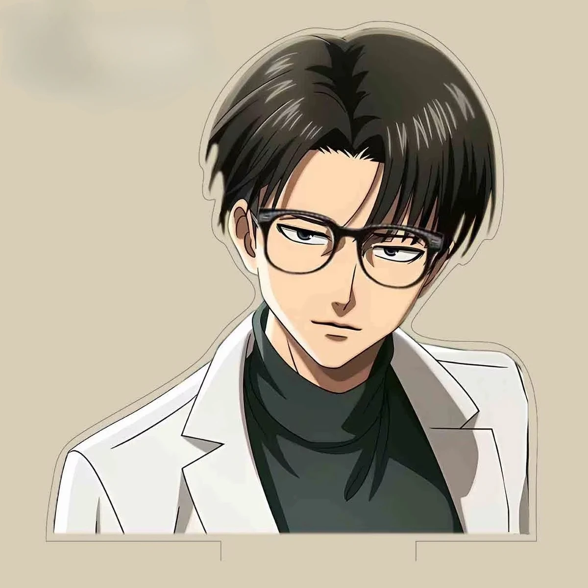 

Аниме Леви Акерман акриловая фигурка держатель для очков 40 см стоячая модель идеальный декор стола