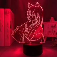 LED Night Light Anime Kamisama Kiss Tomoe Glowing Acrylic Stand for Home Decoration Love Tomoe Action Figure Gifts