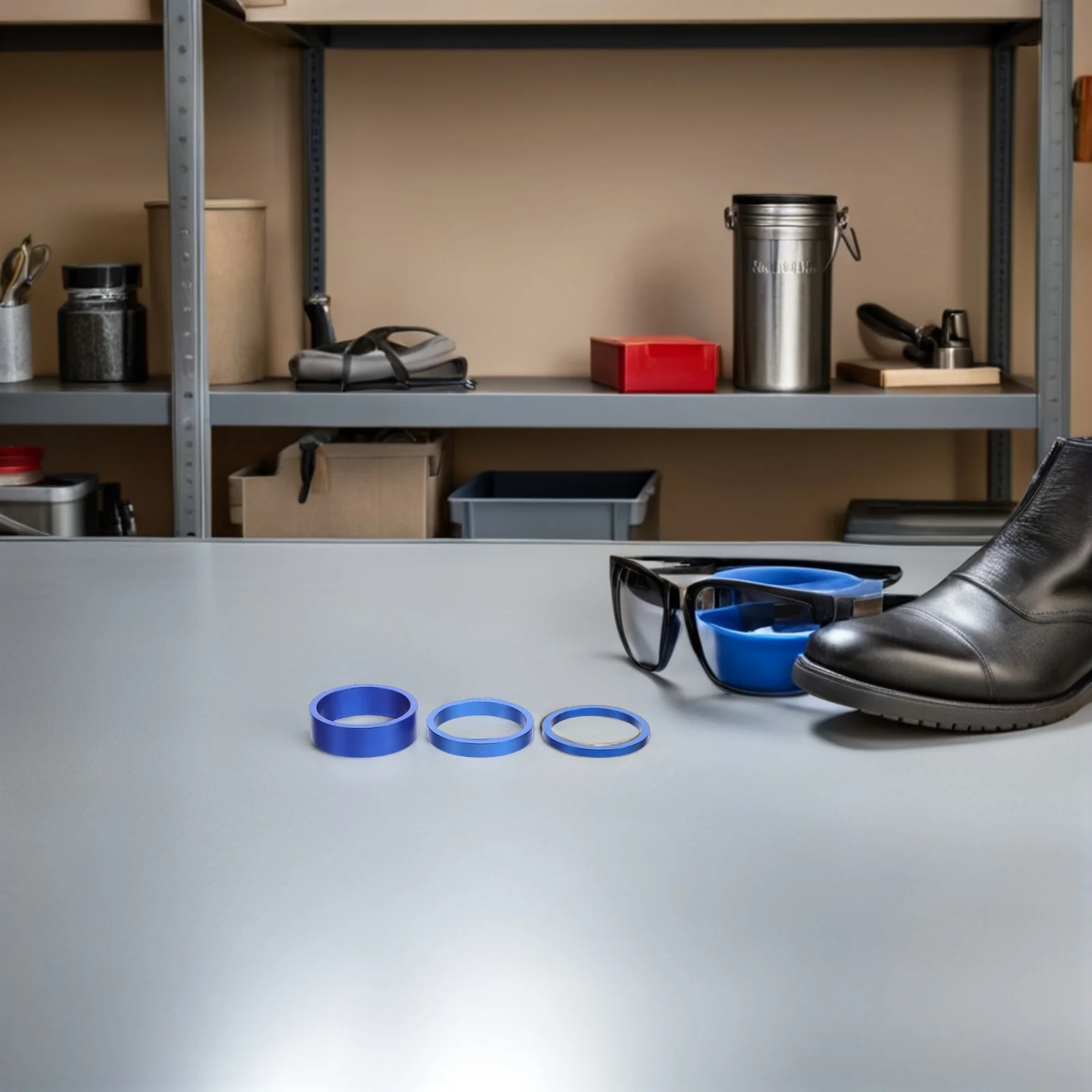 

15pcs Bicycle Stem Spacers 3/5/10Mm Aluminum Alloy Front Fork Washers For Road Mountain Bike Handlebar Adjustment Cycling