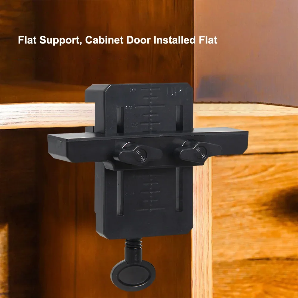 

Easy-Install Cabinet Door Mounting Jig Floor Cabinets Frame Clamp Hidden Door Hinge ABS Jig for Kitchen Cabinet Bathroom