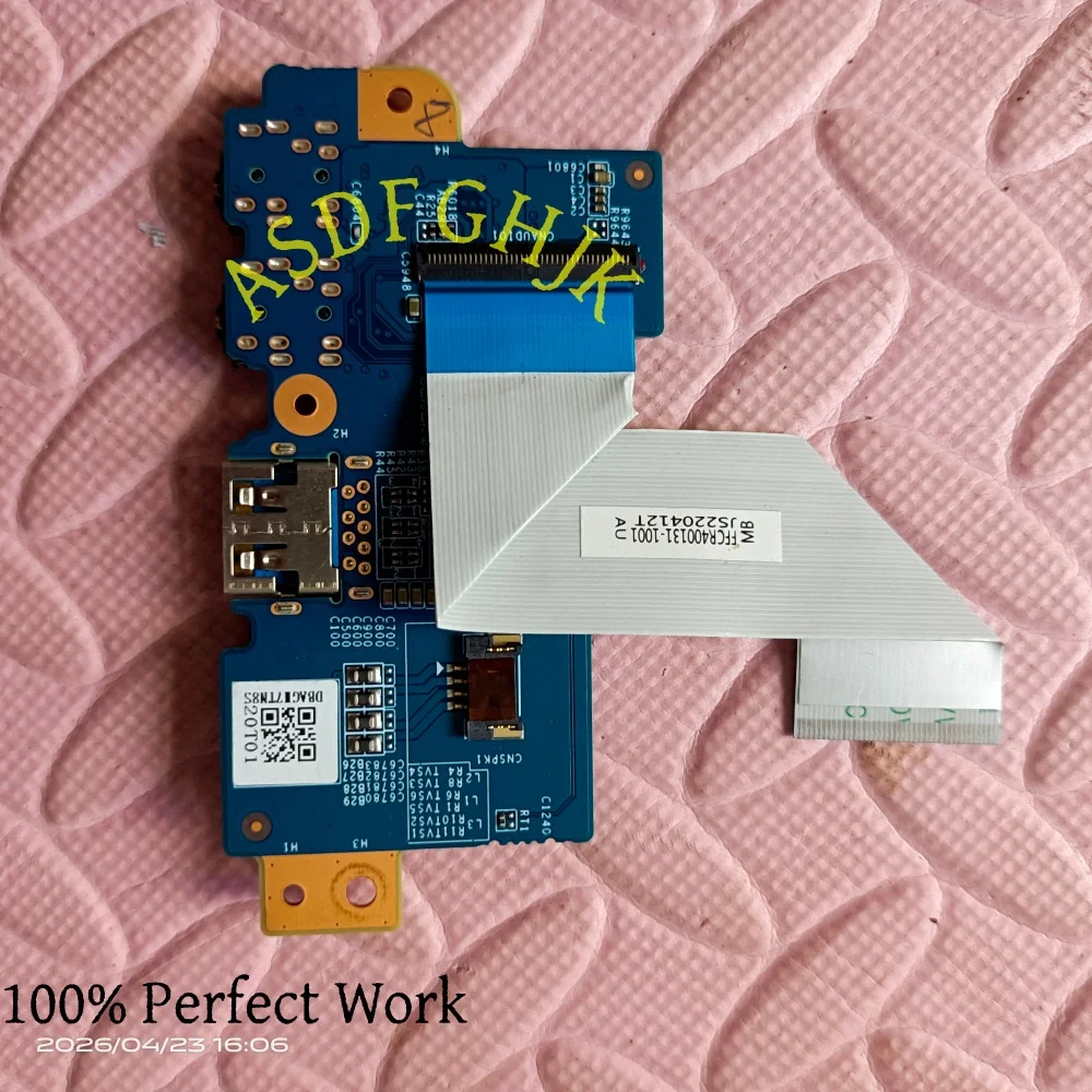 FOR Medion Erazer Beast-X30 USB Port Board DBPGM7TN81-PN20 DC Socket Power GM7TN8S-AUDIO TEST OK WITH CABLE FREE SHIPPING