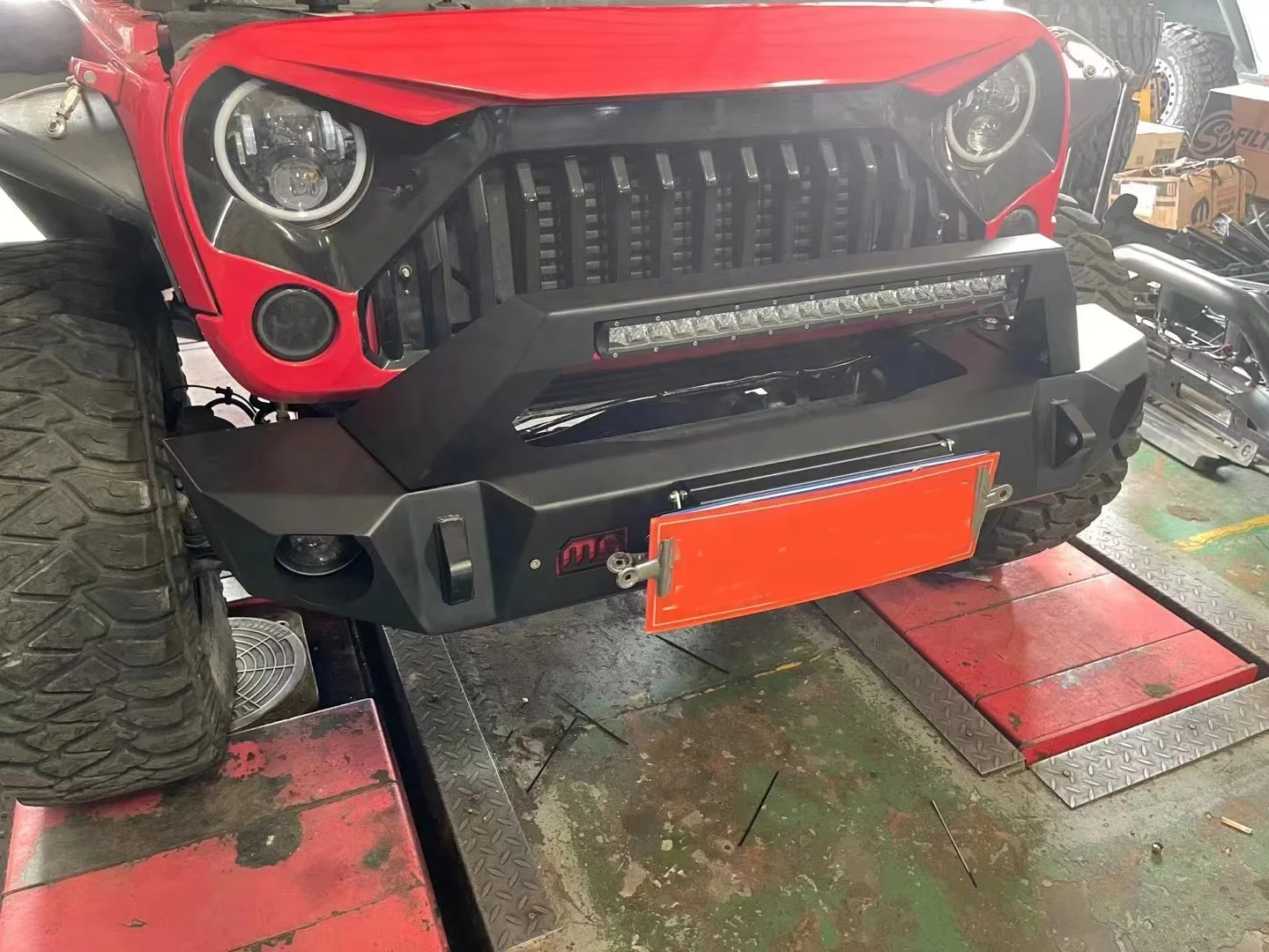 MS Front Bumper Rear  ForJeep Wrangler JK 2007-2017