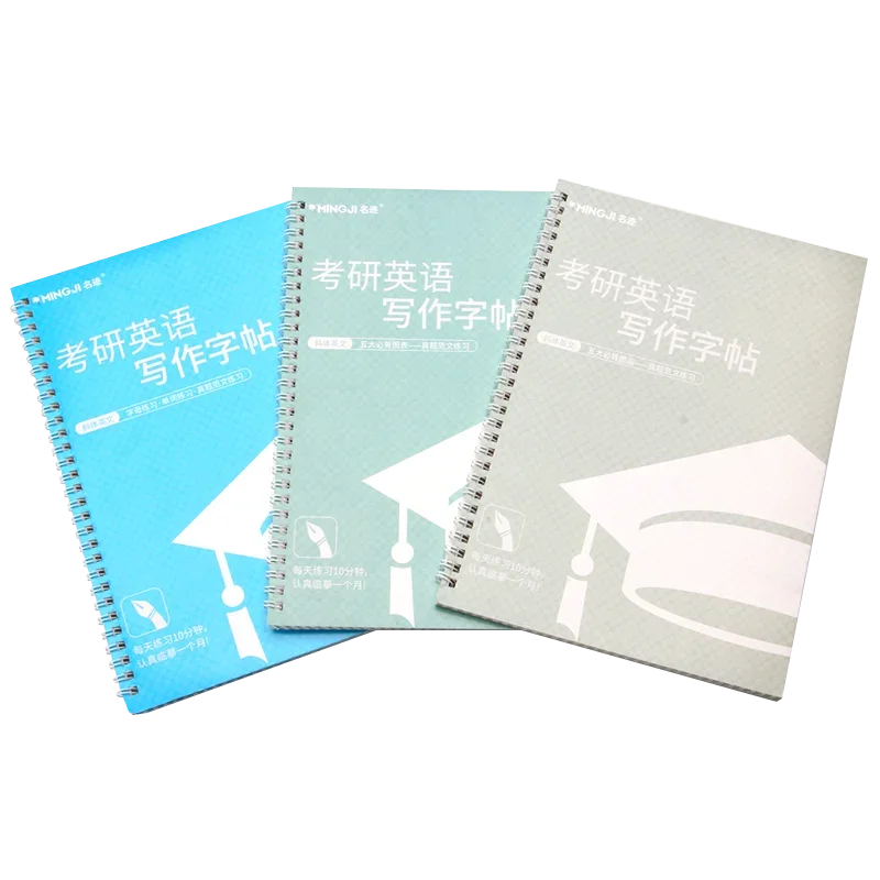 3pcs Reusable Italian Italics Groove Calligraphy Copybook English Italic Handwriting Groove Training Pen Refills Hold Tools Set