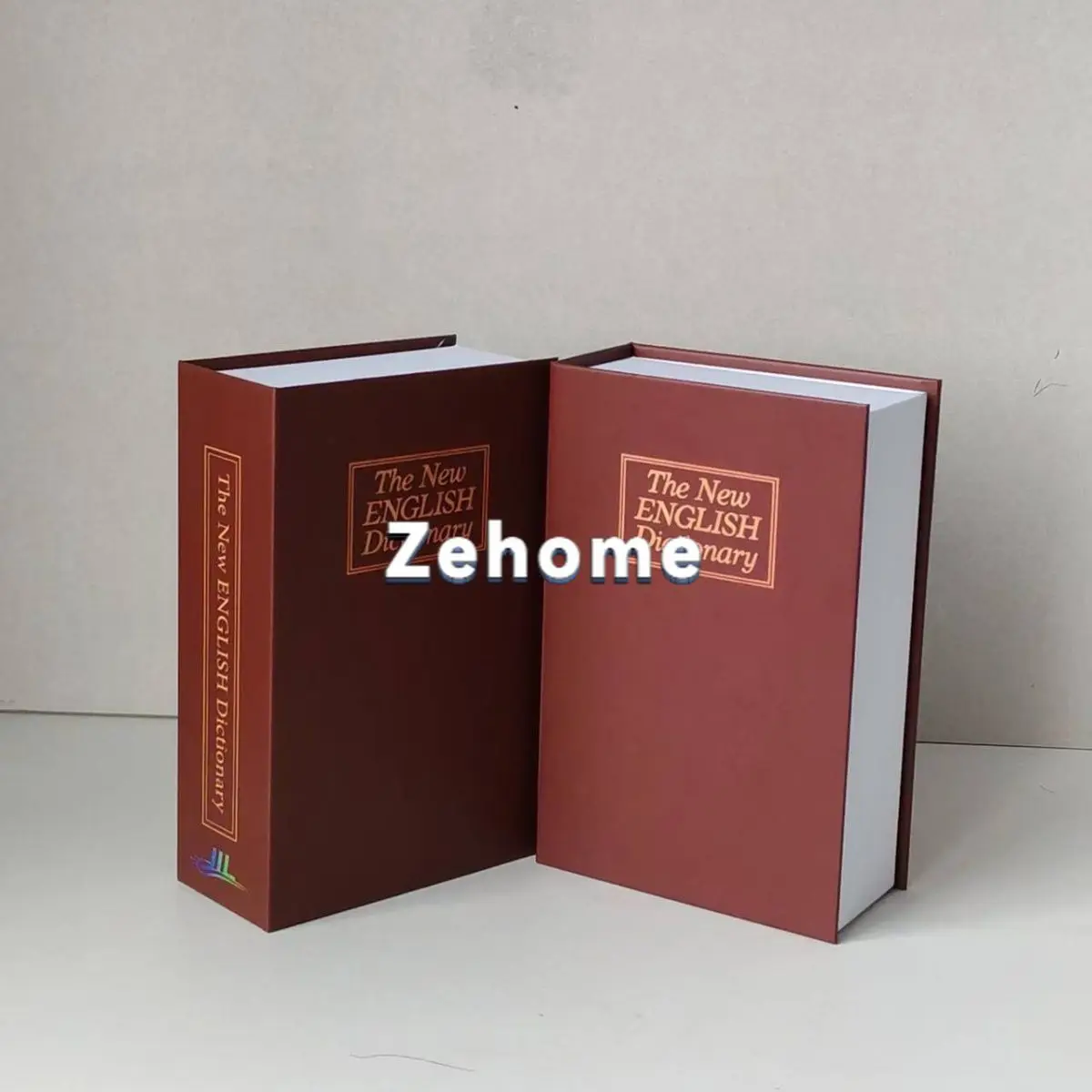 Simulation book safe small with lock hidden password household anti-theft storage box