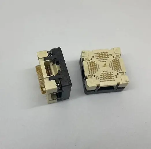 QFN80-0.4 9x9mm Down Pressure Aging Socket Test Socket QFN80-0.4 9x9 Programming Socket 0.4 Pitch