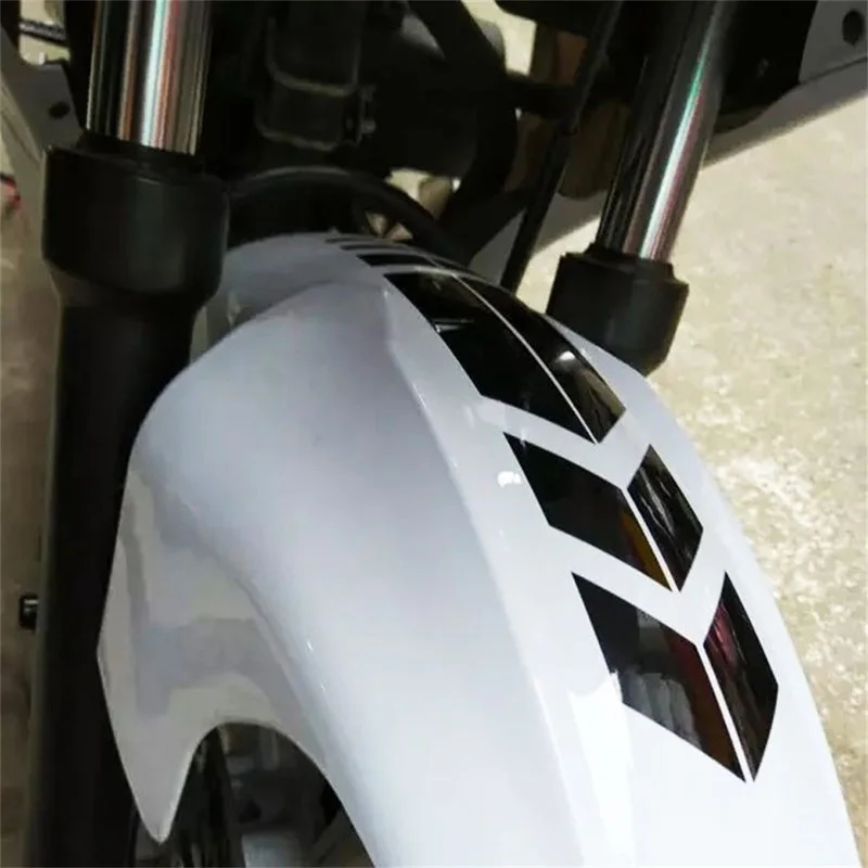 Motorrad Pfeil Streifen Aufkleber Fender Paste Wasserdicht Ölbeständiges Reflektierende Universal Motorrad Band Aufkleber