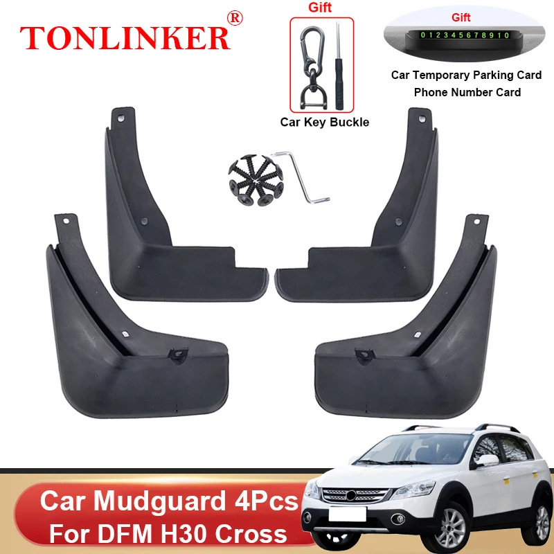 

Car Mudguard For Dongfeng DFM H30 Cross 2014-2018 Front Rear Wheels Mud Flaps Splash Guards Fender Mudflaps 4Pcs Car Accesories