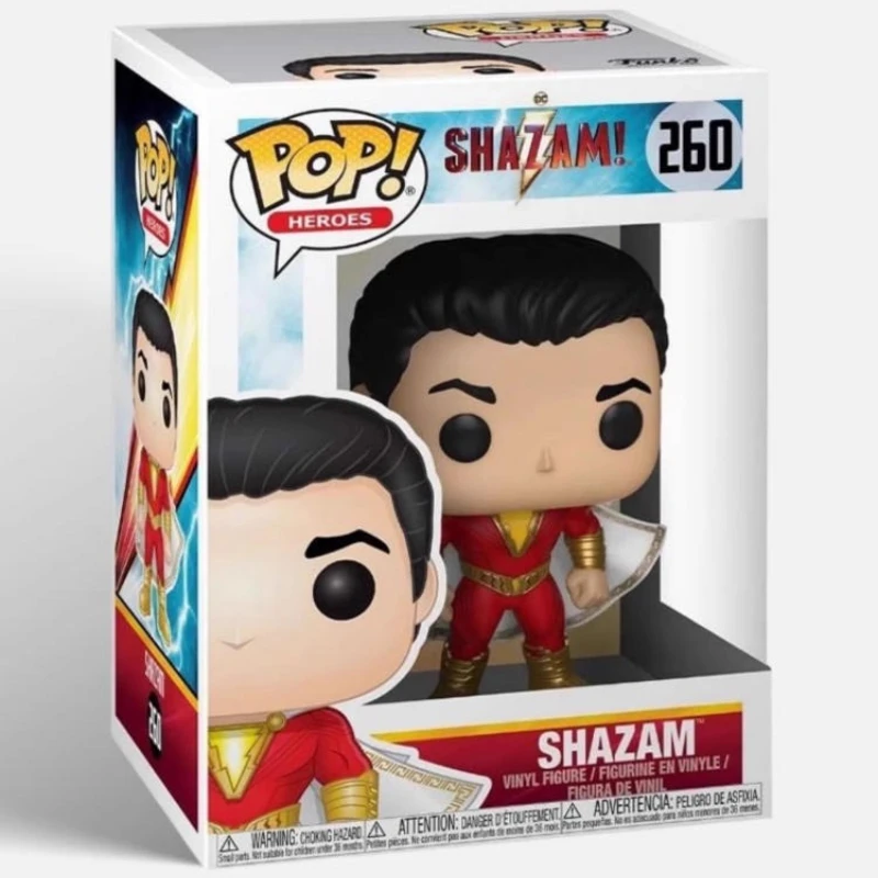 Genuine Edition FUNKO POP DC Hero: Shazam Anime Action Desktop Decoration Ornament Model Toys Collectible Model - Image 3
