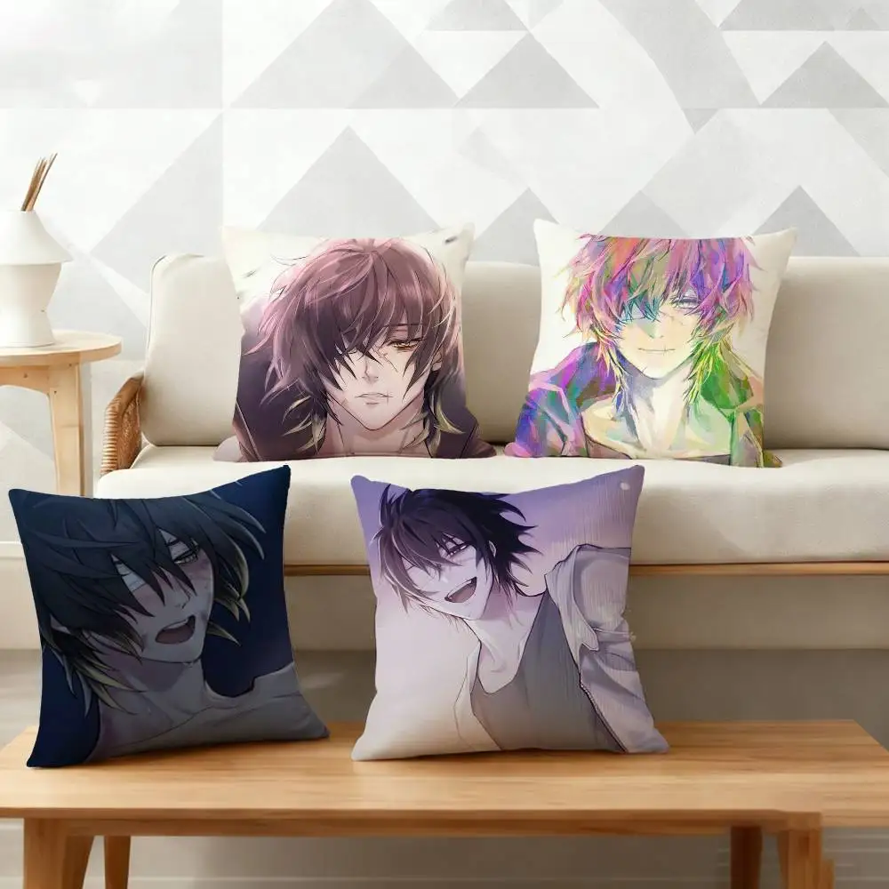 Anime S-Slow Damage Towa Pillow Case Pattern Printed Pillowcase For Living Room Sofa Cushion Cover