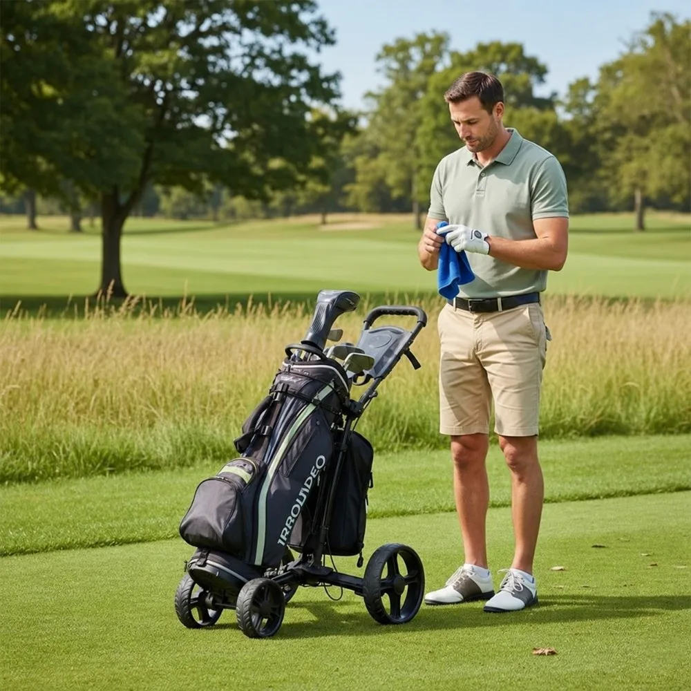 Durable Microfiber Golf Towel with Retractable Hook Absorbent Golf Wipe Cloth Quick Drying Golf Cleaning Cloth Golf Supplies
