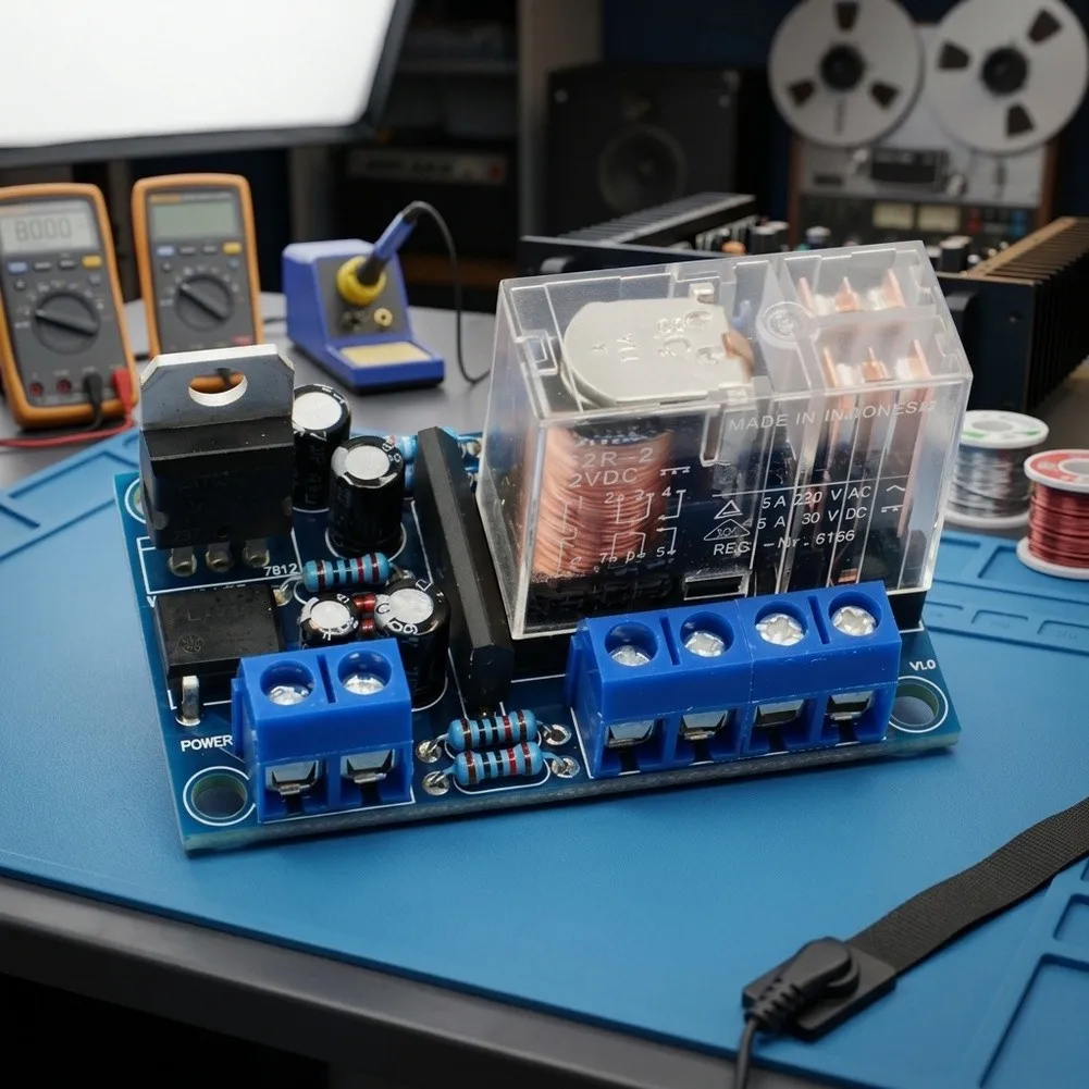 UPC1237 Speaker Protection Board for CIRMECH Compatible Systems Featuring Boot Delay Mute and Real-Time DC Monitoring