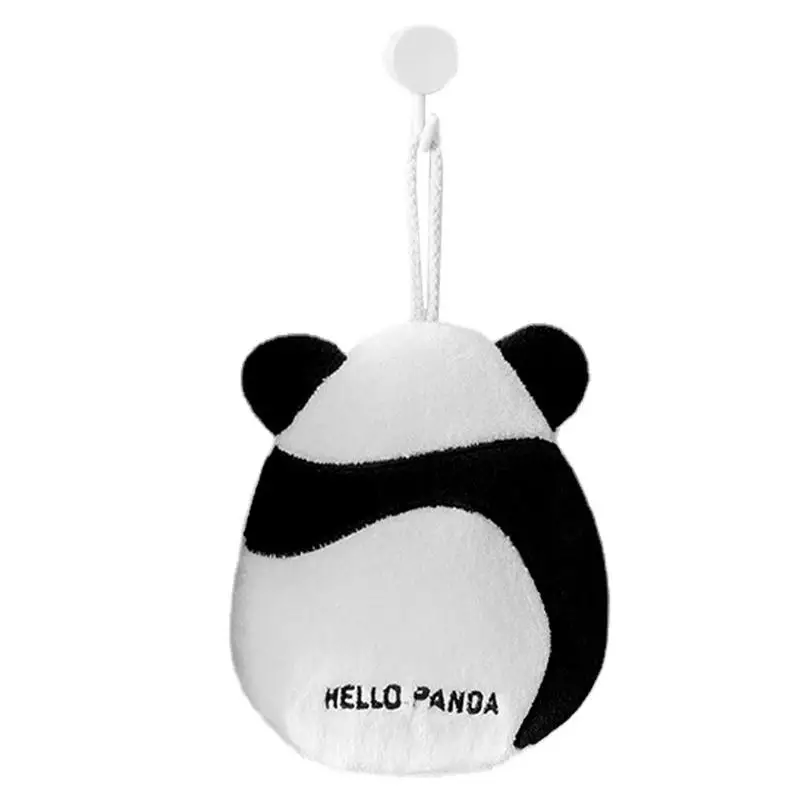 Cute Hanging Towels Microfiber Quick-Drying Panda Hand Dry Towels Wash Cloth With Hanging For Bathing Dining Hand Face Gym And