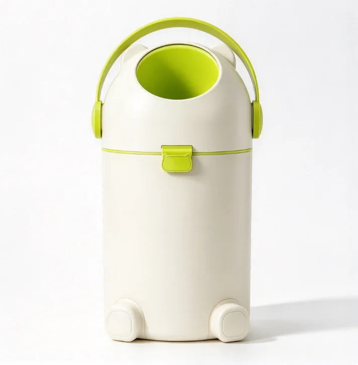Pet Cat Litter Disposal Pail 15L Odor Lock Waste Bin Enclosed Deodorizer Proof Bucket Sealed Scoop Container Large Capacity Mult