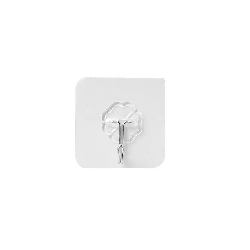 10pcs Hanging Hooks Transparent Hook Nail-Free Magic Sticky Hooks For Kitchen Bathroom Self Adhesive Wall Hook Storage #2729