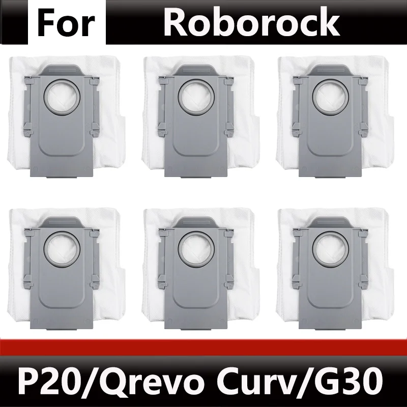 For the dust collection bag accessories of Roborock Qrevo Curv/P20 Pro vacuum cleaners, and the G30 dust bag consumables