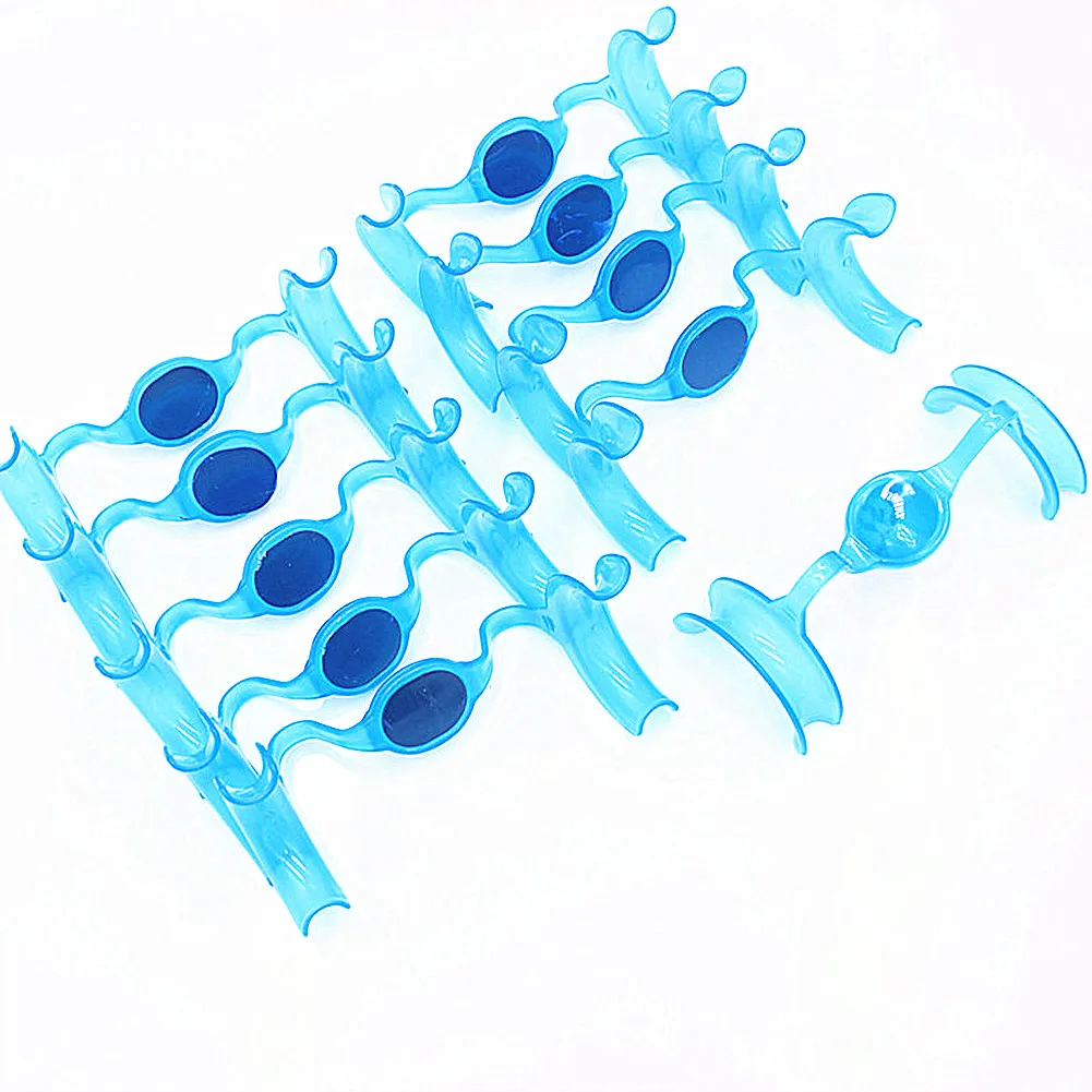 1 Stuks Tandtanden Bleken Wang Retractor M Vorm Intraorale Wang Lip Opener Orthodontische Tanden Mondopener Helder Wit Blauw