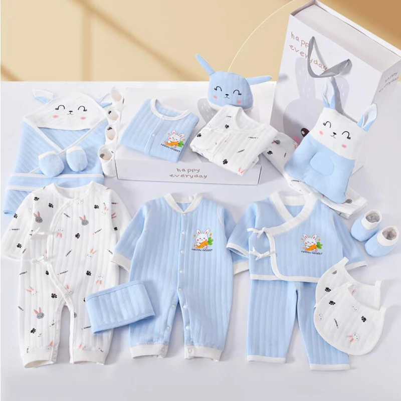 23 Pcs/set  Baby Romper Set  Cotton Boys bodysuits for Girls Clothes Cartoon  0-6 Months no box