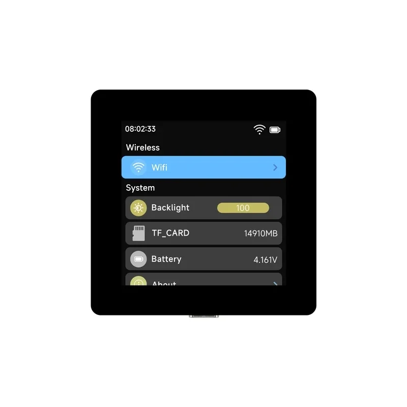 ESP32-2.73inch LCD Display Development Board, 32-Bit RISC-V Processor, 320 × 320 Resolution, 262K Color, Dual-Band