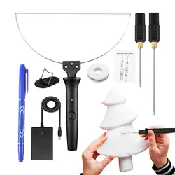 18W 3 In 1 Electric Styrofoam Cutter Cutting Machine Styro Foam Cutting Pen Portable Foam Cutting Knife Hot Heating Wire