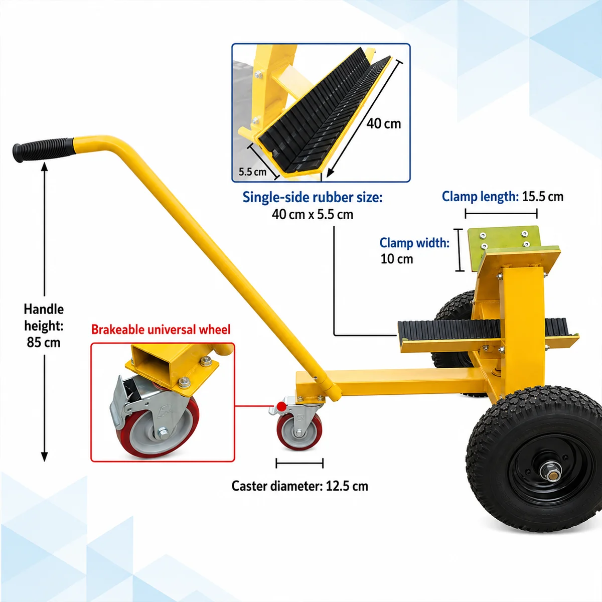 Heavy 400kg Steel Glass Transport Cart and Handling Trolley for Safe Glass Sheet Loading Unloading in Factory Workshops
