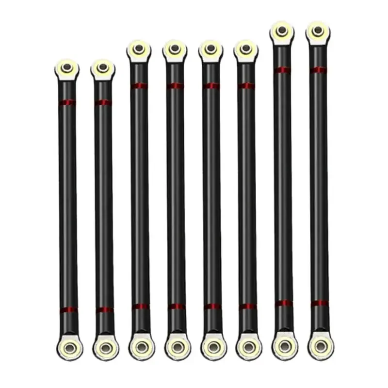 

8Pcs Wheelbase Link Rod Aluminum Alloy Link Rod 313Mm for 1/10 Rc Car Crawler Axial Scx10