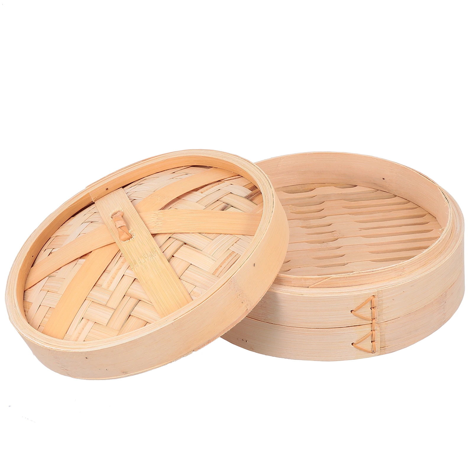 

Bamboo Steamer Cage for Dim Sum Healthy Diet Multi-functional Kitchen Tool Non-sticky Vegetables Fish Meat