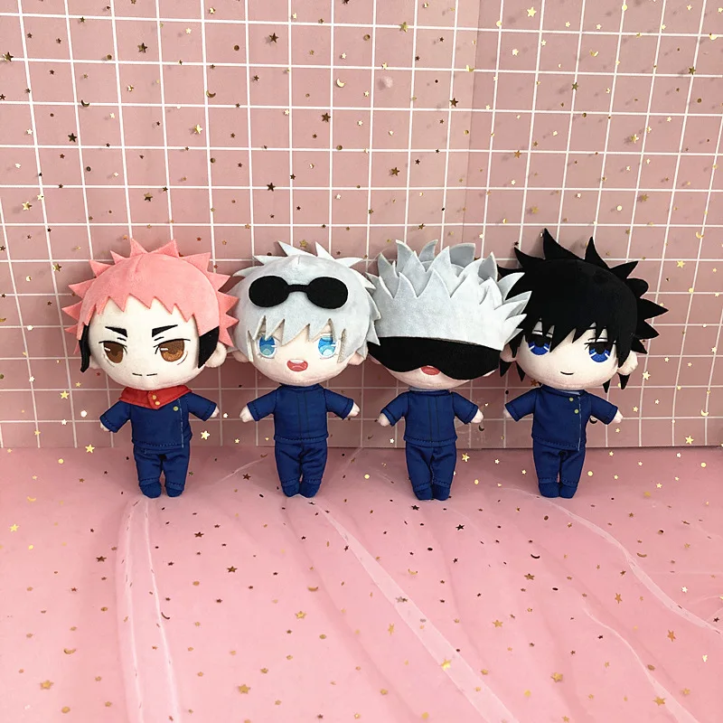 New Game Jujutsu Kaisen Gojo Satoru Plush Yuji Itadori Fushiguro Megumi Soft Stuffed Toys Dolls Plushie Gift