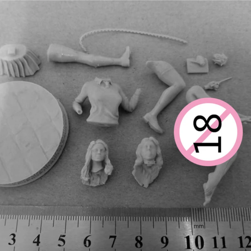 Magic Academy Nsfw Full Resin Figure 1/24 Scale Assemble Miniature Garage Model Kit Unassembled Unpainted Diorama Toys