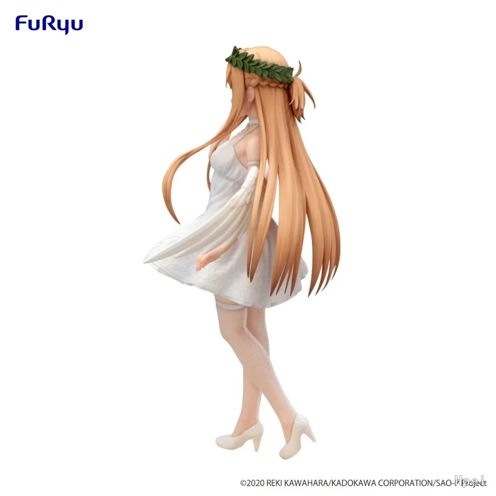 Genuine FuRyu Anime Sword Art Online Asuna BiCute Pure Figure 24cm Collections Model Toy Figures Birthday Gift view 5