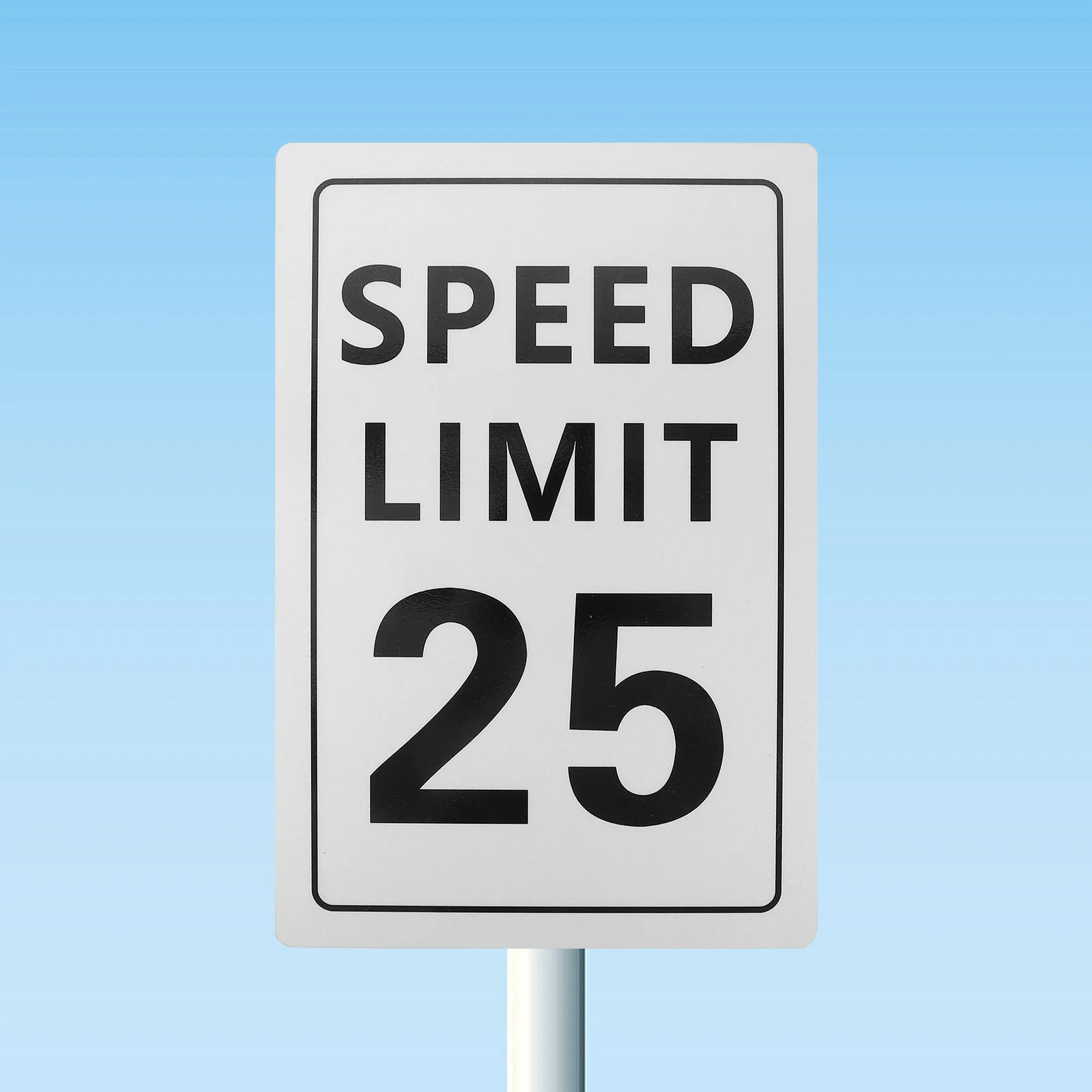 Speed Limit Metal Sign Durable Weatherproof Road Safety Warning Sign for Driveway Traffic Road Signs Signs