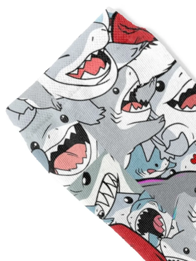 Jeff The Landshark (Collection) Socks Children's Antiskid soccer christmas stocking kawaii Men's Socks Women's