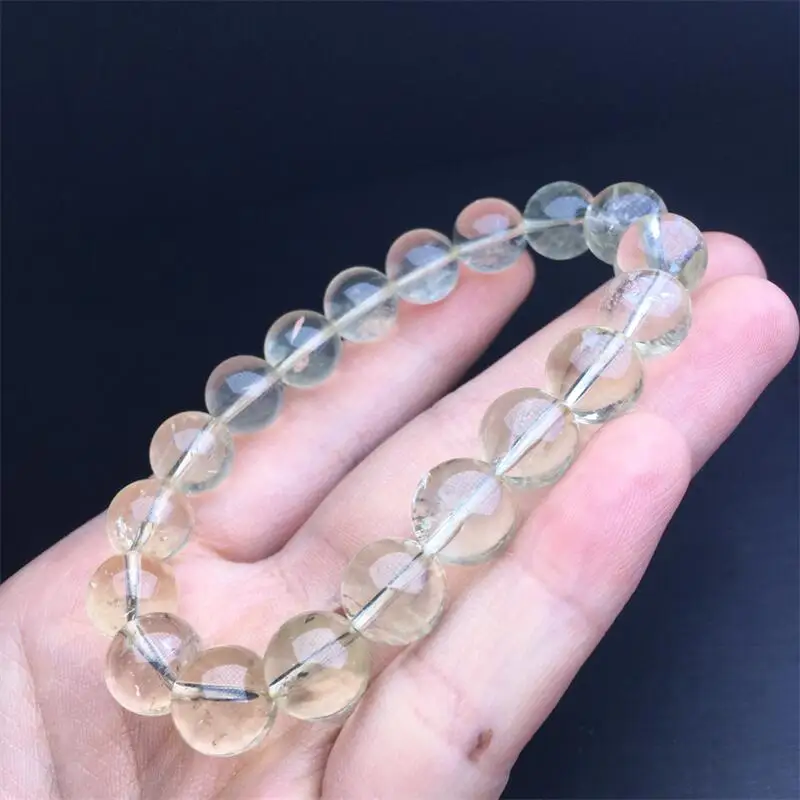 

10MM Natural Yellow Quartz Bracelet Women Beautiful Colorful Crystal Energy Healing Fashion Gemstone Jewelry 1PCS