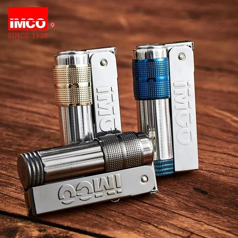 Австрийская металлическая зажигалка IMCO Aiku 6700 – Ностальгическая ретро-зажигалка на керосине, ветрозащитная, для мужчин, инструмент для курения, подарок