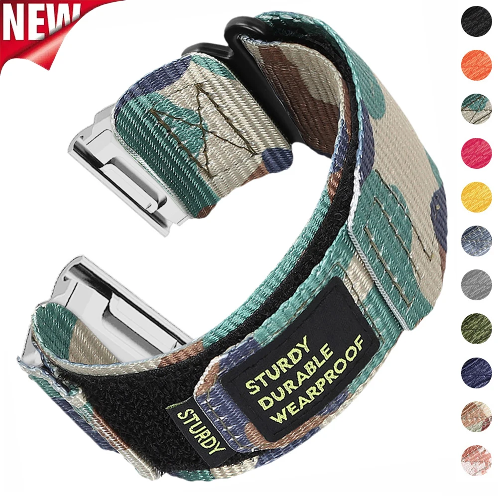 For Garmin Fenix 8 7X 7 Pro 6 6X Pro 5X 5 Plus Sapphire Solar Watch Strap Bracelet Quick Release 26mm 22mm Nylon Band Wristband