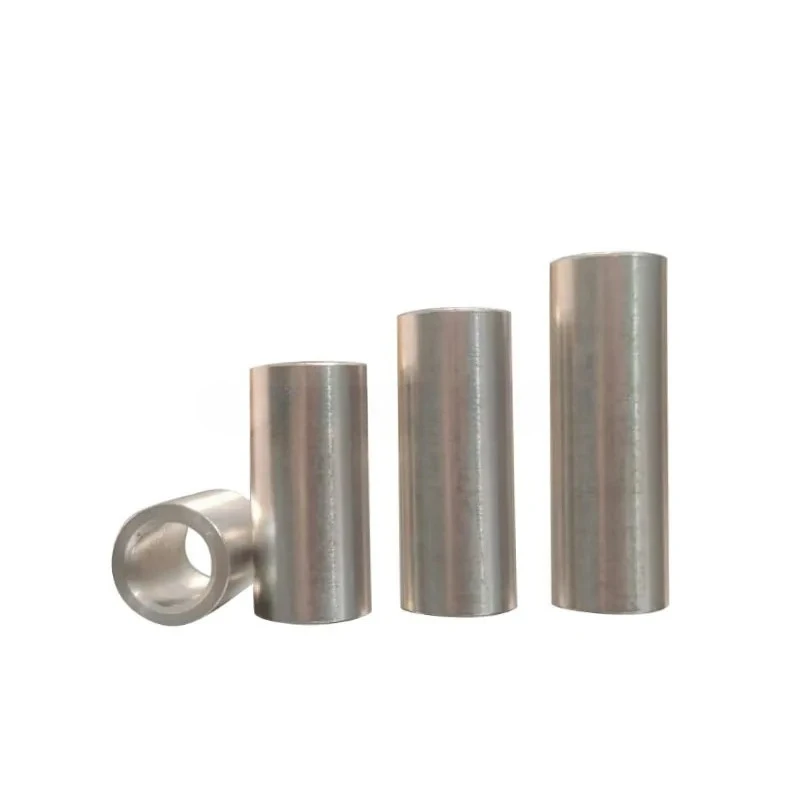 2/5/10Pcs 304 Stainless Steel Bushing ID 5mm Hollow Bushing Extended Cylindrical Steel Toothless Screw Sleeve OD 6mm 7mm 8mm 9mm