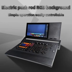 Stage light Console with RGB backlit electric Fader, professional equipment for Club DJ and ix